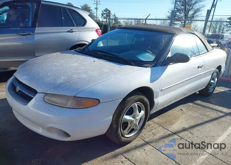 1997 Chrysler Sebring Jx из США, поврежденный, VIN 3C3EL45H6VT524397